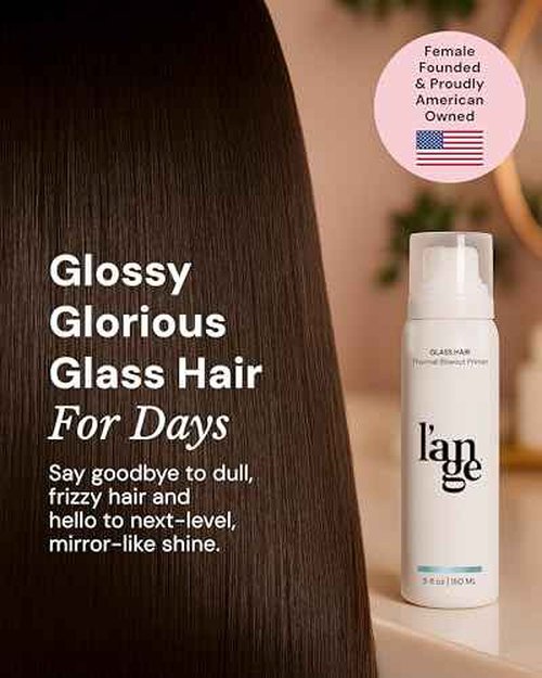 L'ANGE HAIR Heat Protection Spray for Hair | Anti-Frizz Blow Dry Mist | Long Lasting Hold & Shine | Humidity Protectant | Thermal Heat Protectant Spray | Lightweight Blow Out Primer, 5 fl oz, 2-Pack