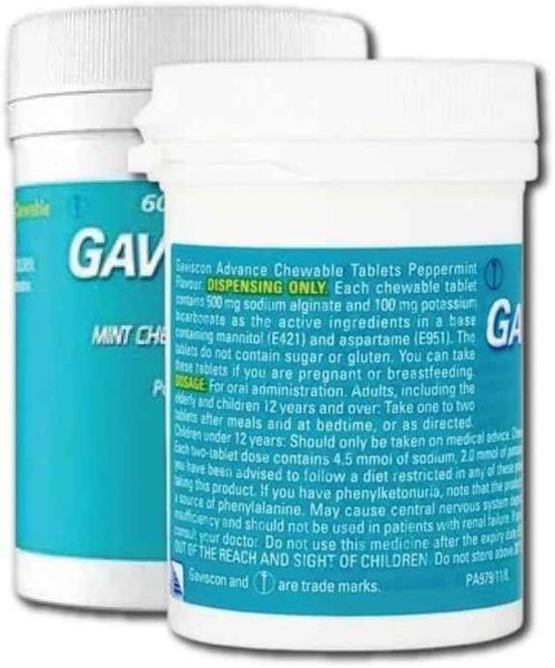 HealthAZ GAV Chewable Tab 60 Advance Peppermint (3 Pack)