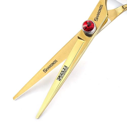 Sharonds 6/7 inch Professional Hair Cutting Scissors Set Hair Cutting Scissors Thinning Teeth Shears Set,Sliver Scissors,Barber,Salon,Hairdressing Scissors Kit,Japanese 440C Scissors (6-inch 3pc-B)