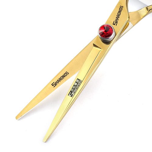 Sharonds 6/7 inch Professional Hair Cutting Scissors Set Hair Cutting Scissors Thinning Teeth Shears Set,Sliver Scissors,Barber,Salon,Hairdressing Scissors Kit,Japanese 440C Scissors (6-inch 3pc-B)