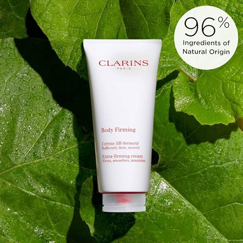 Clarins Extra-Firming Body Cream | Anti-Aging Body Lotion | Visibly Firms, Tightens and Smoothes | 96% Natural Ingredients, Including Organic Shea Butter and Organic Aloe Vera Extract | 6.6 Ounces