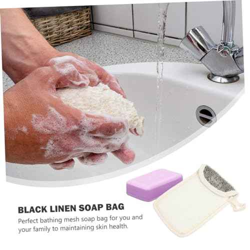 Angoily 5pcs Exfoliating Soap Net Soap Storage Pouches for and Release for Bathing and Shower Use