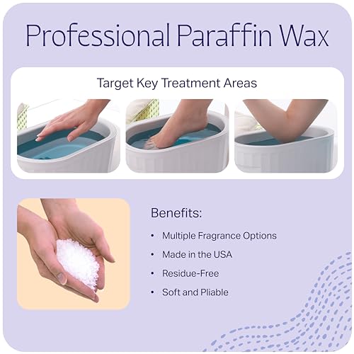 Therabath Paraffin Wax Refill - Thermotherapy - For Hands, Feet, Body - Deeply Hydrates - Made in USA, 6 lb. Clean