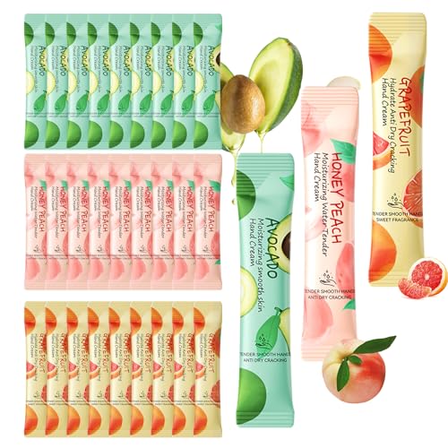 30PCS Hand Cream Gifts Set For Women Hand Care,Hydrating Travel Size Hand Lotion Bulk,Moisturizing Travel Small Hand Moisturizer for Graduation and Bridesmaid Gifts