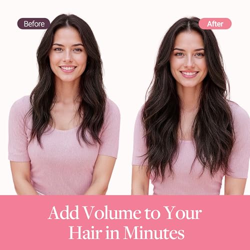 GOO GOO Tape In Weft Hair Extensions Human Hair, Genius PU Long Weft Tape In Hair Extensions Real Human Hair, Silky Easy to Use, 1 Jet black 22 inch 60g