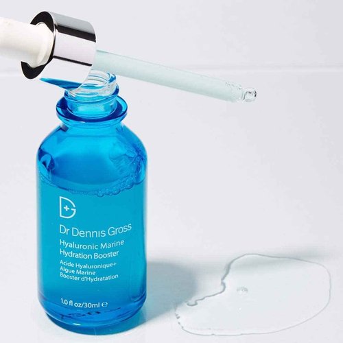 Dr Dennis Gross Hyaluronic Marine™ Hydration Booster: for Dehydrated, Rough Texture, Dry Fine Lines & Wrinkles, 1 fl oz
