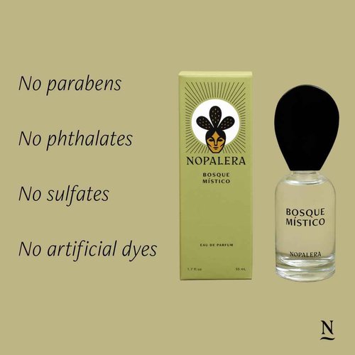 Nopalera Bosque Místico Eau de Parfum - Clean Fragrance for Women and Men - Sweet Hibiscus and Vibrant Citrus Zest, Long-Lasting, Free From Artificial Ingredients, 50 ML