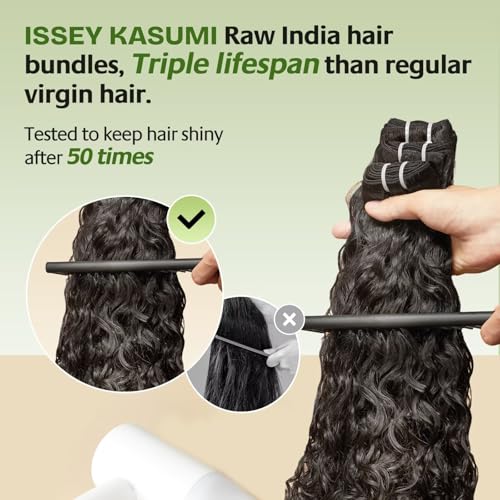 Raw Indian Human Hair Single Bundle,Triple Lifespan Than Regular Virgin Hair,In-Store Quality,Online Price! 100% Raw Indian Hair Bundles Water Wave Raw Hair Bundles 18 Inch