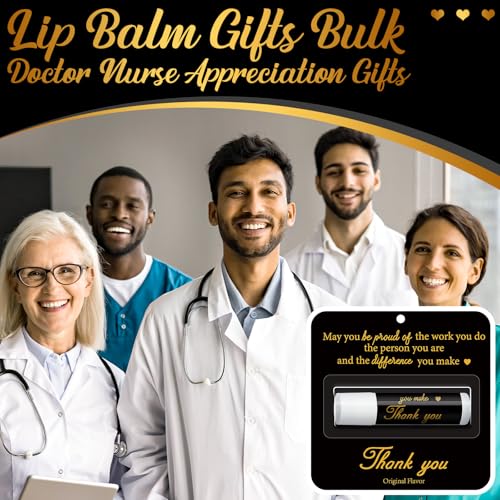 30 Pack Christmas Employee Appreciation Gift Lip Balms Bulk Staff Teacher Team Volunteer Thank You Gift Thanksgiving Christmas Appreciation Party Favor for Women Men(Cool,Black Gold)