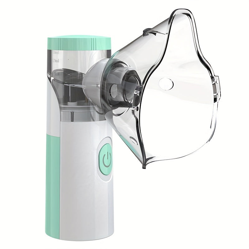 Portable Mesh Nebulizer Steam Inhaler for Travel and Home Use - Rechargable Ultrasonic Micro Mist Device