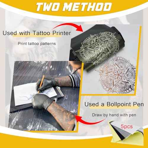 3mm Tattoo Practice Kit for Beginners - Narkysus 67Pcs Tattoo Starter Kit for Beginners Includes 5Pcs 3mm Fake Skin 5Pcs Transfer Paper 5pcs Black Dental Bibs 50pcs Ink Caps and 2 Pairs Gloves