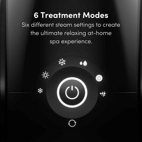 Fancii Nano Ionic Facial Steamer Hot & Cool with Aromatherapy and 6 Spa Settings – 30 Min Steam Time - Professional Home Face Sauna for Moisturizing & Pore Cleansing, Rivo