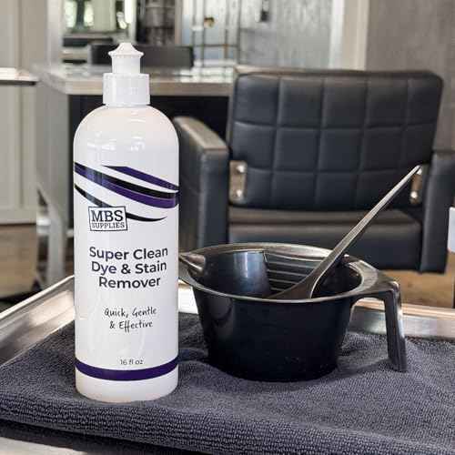 Super Clean Dye & Stain Remover ? Gentle 16 oz Formula for Hair Color Stains on Skin & Hair | pH Balanced & Sensitive Skin Safe