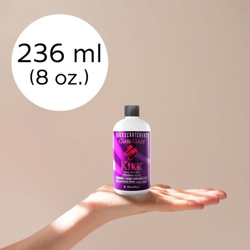 BackScratchers Kikr Spray Activator - Fiberglass Or Silk Wrap Nail Extension Glue - Nail Activator Spray - 8 oz.