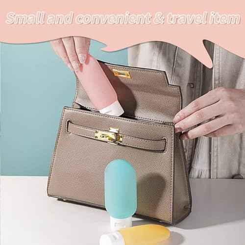 16 Pack Travel Bottle Set for Toiletries, Travel Containers for Toiletries With Clear Zipper Toiletry Bag, Leak Proof Refillable Squeezable Travel Toiletries Bottles for Skincar Lotion Shampoo