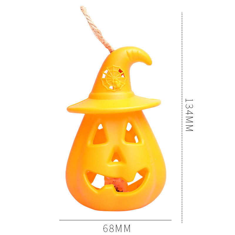 Halloween Pumpkin Shape Night Light - Decorative Scene Lamp for Haunted Houses