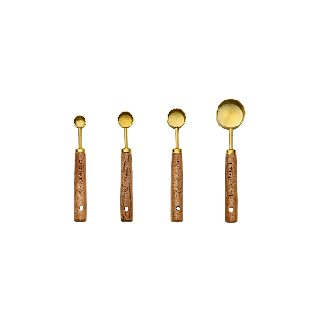 Stainless Steel Measuring Cups & Spoons Set - Kitchen Baking Tools