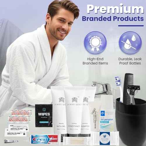 Trektote Travel Toiletry Kit For Men And Women ? 20 Piece Set of Travel Size Toiletries, TSA Compliant, Includes Shampoo And Conditioner, Body Wash, Toiletry Bag & More