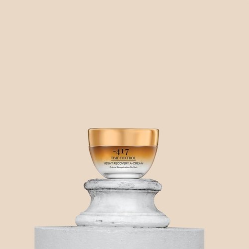 -417 Dead Sea Cosmetics Time Control Night Recovery A Cream & Face Moisturizer, Wrinkle Recovery Anti-Aging Face Cream