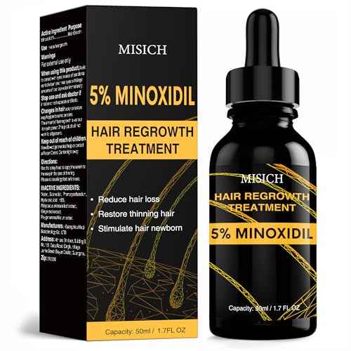 5% Minoxidil for Men and Women, Biotin Hair Growth Serum Oil, Natural Hair Loss Regrowth Treatment for Thicker, Fuller Hair 50ml