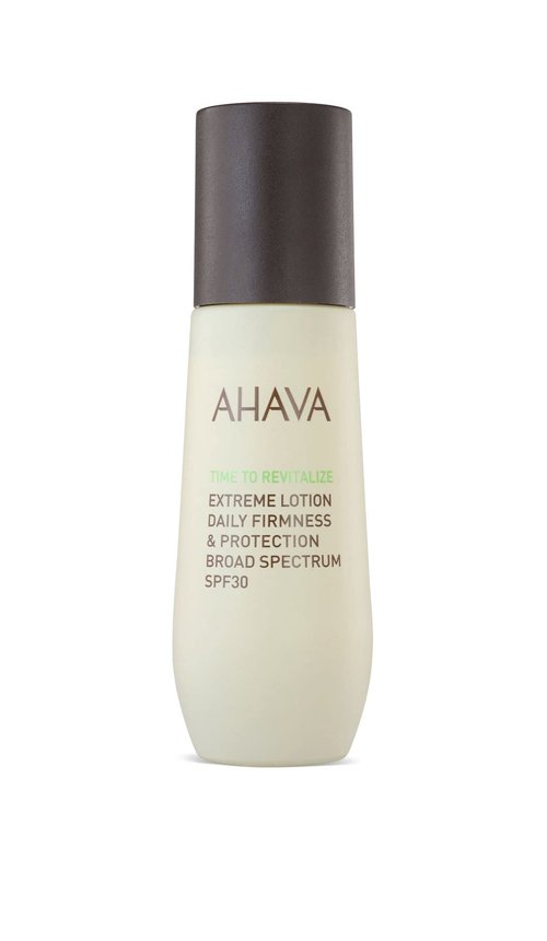AHAVA Extreme Lotion Daily Firmness & Protection, Broad Spectrum SPF30 - Lightweight, Moisturizing, All-Day Hydration & UVA/B Protection, Enriched with Osmoter, Goji Berry & Iceland Moss, 1.7 Fl.Oz