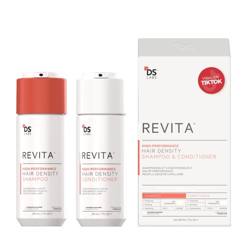 DS Labs Revita Shampoo & Conditioner Kit, 205mL – Scalp First System for Fuller Looking, Volumized Hair, Lightweight Hydration, Sulfate & Silicone Free, Color Safe, For Men & Women