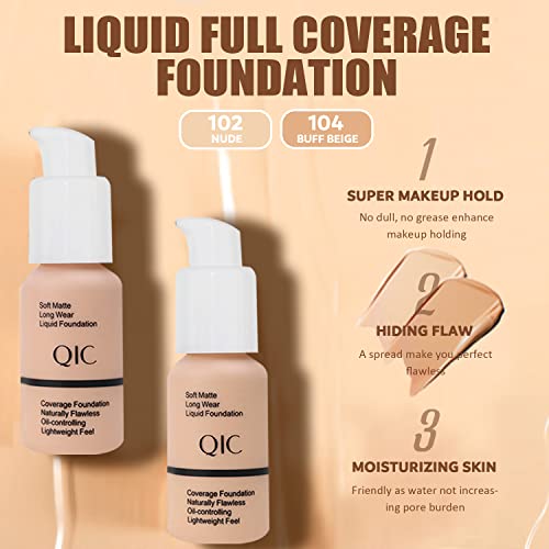 All in One Makeup Kit, Makeup Kit for Women Full Kit, Travel Make Up Gift Set for Women Teens Girls, Includes Eyeshadow, Foundation, Primer, Lipstick, Eyebrow Soap, Eyeliner Stamp, Brush, Sponge