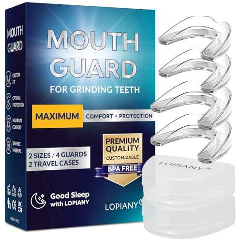 Mouth Guard for Grinding Teeth at Night, Night Guards for Teeth Grinding, Mouthguards for Grinding of Teeth, Bite Guard for Teeth Clenching Nighttime, Mouth Guard for Sleeping, 2 Sizes