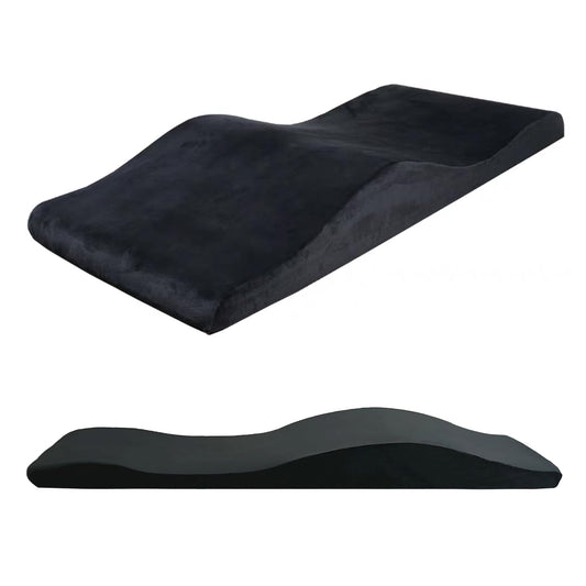 Lash Bed Foam Topper, Massage Table High-Density Foam Mattress, Ergonomic Curved Lash Bed Topper Cushion for Beauty Salon