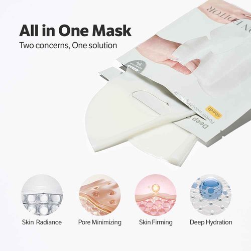 SUNGBOON EDITOR Deep Collagen Overnight mask 37gx17ea | Real Collagen 2,160,000PPB for Elasticity | TikTok Trend Items | Original Hydrating Collagen Face Mask | Korean Skin Care