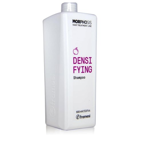 Framesi Morphosis Densifying Shampoo 33.8 fl oz, Strengthens Hair, For Sensitive Scalps, Natural Ingredients, Color Safe