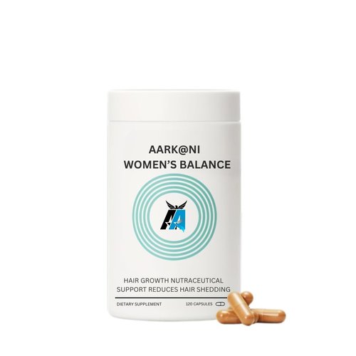 Aarkani Women's Hair Balance Supplements, Hair growth, Ages 45+, Clinically Shown to Enhance Hair Thickness and Scalp Health, Dermatologist Approved – 30 days Supply