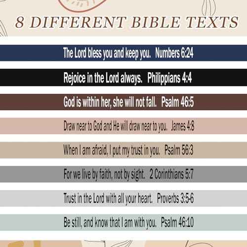 48 Pcs Christian Gifts Bulk for Women Bible Verses Christian Hair Ties Motivational Religious Gifts Bracelet Inspirational Elastic Wristbands Church Gift for Women(Pastel)