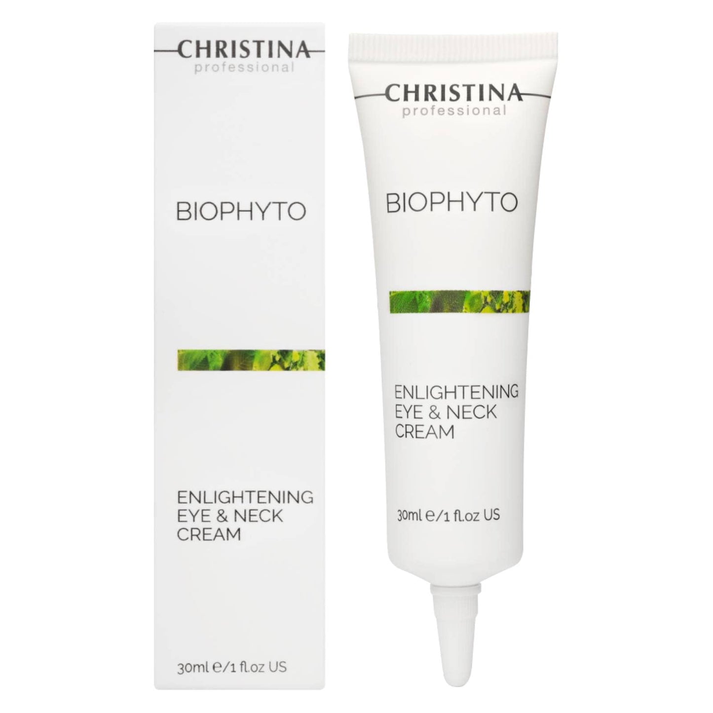 -CHRISTINA- Bio Phyto Enlightening Eye and Neck Cream with Vitamin E | Under Eye Cream with Gentle Hydration and Rejuvenating Effect for All Skin Types 30ml