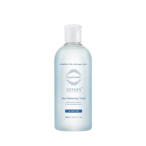 OxygenCeuticals Skin Balancing Toner – Hydrating & pH Balancing Facial Toner with Centella, Lavender & Freesia Extracts, Improves Skin Texture for Oily & Combination Skin 10 fl.oz (300ml)