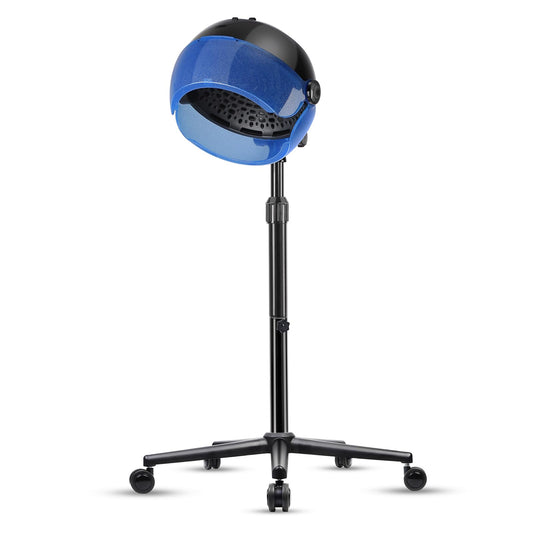 Hooded Hair Dryer, 1500W Standing Hair Dryer with Time Settings, Touch Controls and 3 Temperature Modes, Height Adjustable Ionic Hooded Dryer, Professional Hooded Dryer for Home or Salon Use