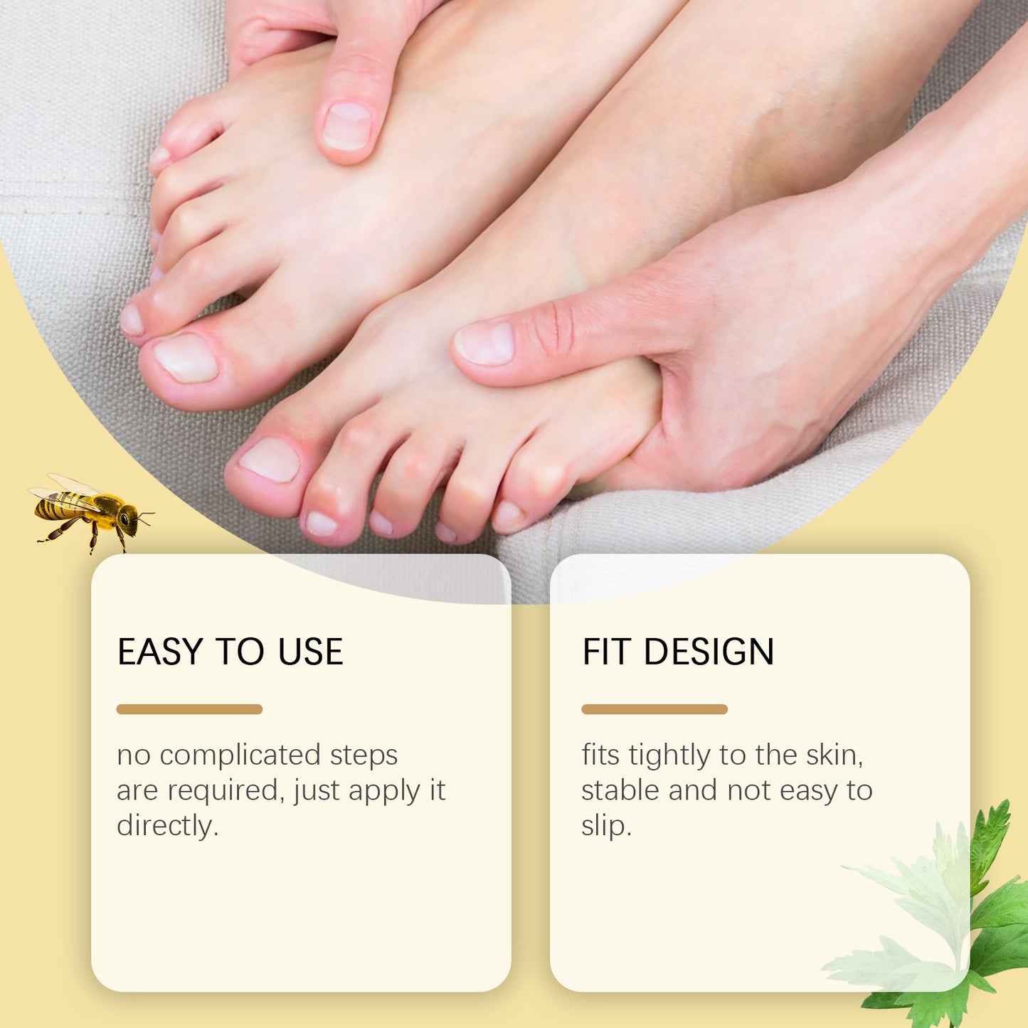 Foot Patch Slimming Care with Bee Venom & Mugwort - 10 Pieces