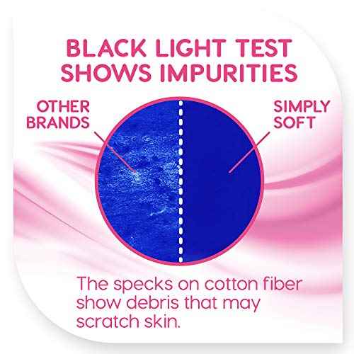 Simply Soft Premium Cotton Balls (600 Count), 100% Pure Cotton, Large Cotton Balls for Face and Nail Polish Remover