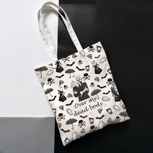 FOTAP TV Show Inspired Makeup Bag TV Show Movie Merch Cosmetic Bag AD Fans Gift Over my dead body Makeup Bag (dead body tote)