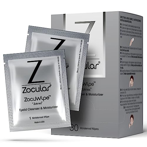 Zocular - ZocuFoam Eyelid Cleanser and ZocuWipe Eyelid Wipes Bundle - Eye Care for Dry and Irritated Eyes - 30 ct