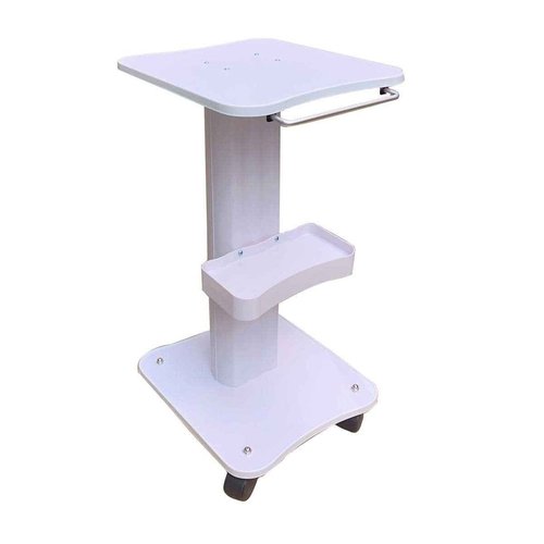Cozyel Beauty Salon Trolley Cart with Wheels, 3 Tier Beauty Rolling Cart, Adjustable Tattoo Table Work Station, Salon Spa Rolling Trolley Stand