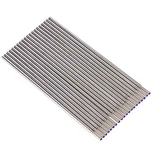 20pcs/Box Skin Marker Pen Piercing Skin Surfer Cores Microblading Marking Pen Refill Accessory Marker (Blue)