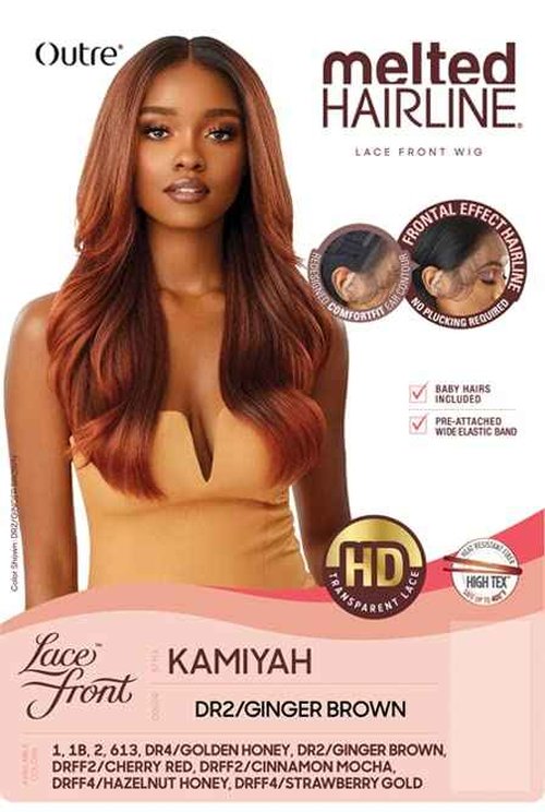 Outre Melted Hairline Lace Front Wig KAMIYAH (DR4/GDNHN)