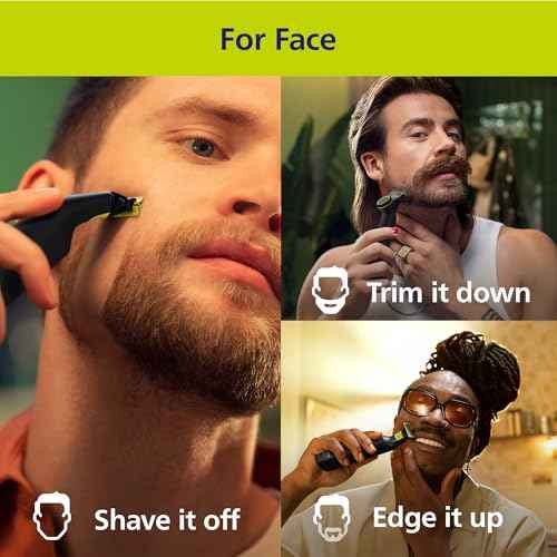 Norelco Philips OneBlade Pro 360 Face + Body, Electric Shaver, Beard Trimmer and Body Groomer, with 360 Blade Technology, 14-Length Precision Comb, Body Kit, Soft Pouch, Model QP6542/70