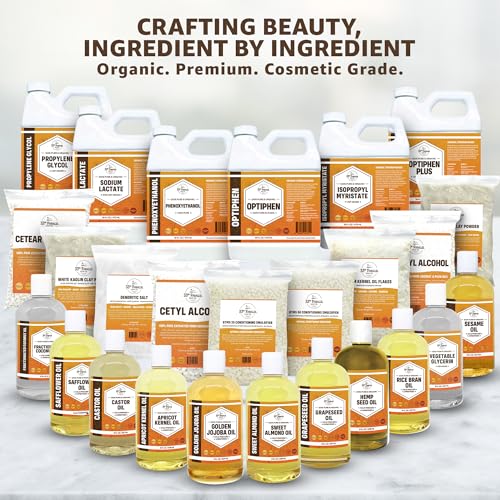 33rd PARALLEL | BTMS 50 (5 lbs / 80 oz) Bulk Conditioning Emulsifier | 100% Natural Plant Derived | Behentrimonium Methosulfate Cetearyl Alcohol Emulsifying Conditioner | Product of USA (5 POUNDS)