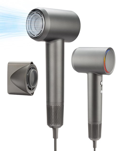 Nudwis Hair Dryer,Ionic Blow Dryer,130000 RPM High Speed Hair Dryer for Fast Drying,500 Million Negative 4 Temps / 2 Speeds, for Home Travel Woman Gifts