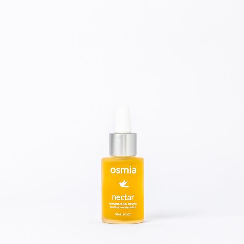 Osmia Skincare - Natural Nectar Nourishing Drops | Pumpkin, Prickly Pear, Rosehip Seed, + Safflower Oils | Fortify, Soften, Soothe | Clean Beauty For Healthy Skin (1 fl oz | 30 ml)