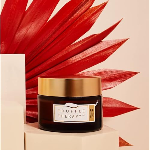 SKIN&CO Truffle Therapy Dream Cream, 1.7 FL OZ, AHA Night Cream, Acid Fruit Complex, Radiance Boosting Creme, Alcohol Free, GMO Free, Vegan, Organic Farming, Black Winter Truffle Extract