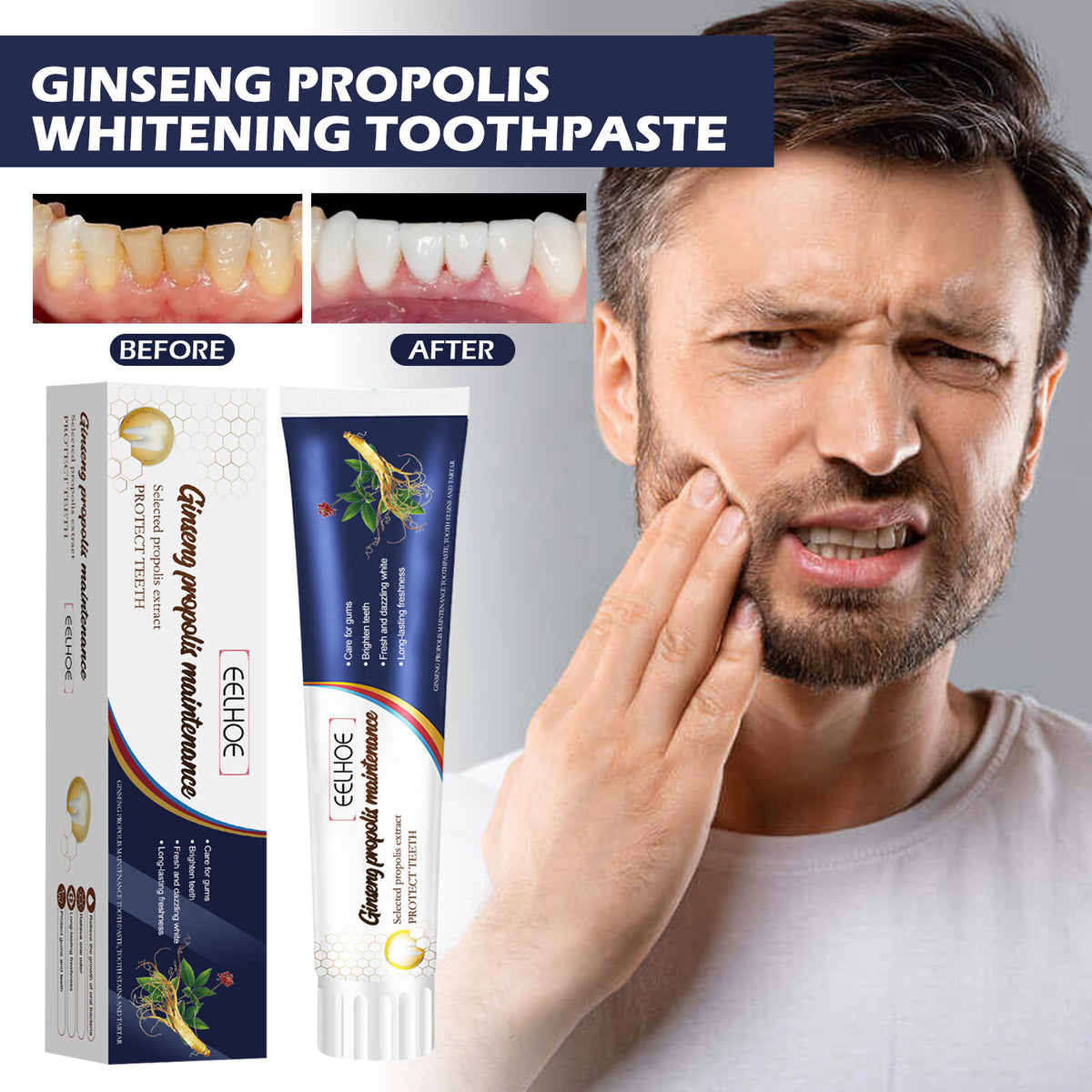 Ginseng Propolis Whitening Toothpaste 100g