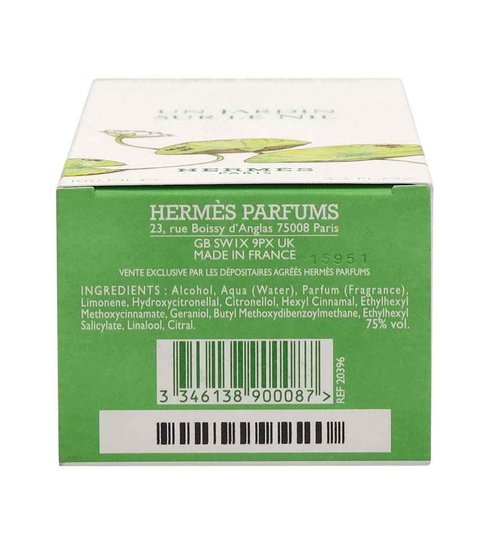 Un Jardin Sur Le Nil by Hermes 3.3 oz Eau de Toilette Spray